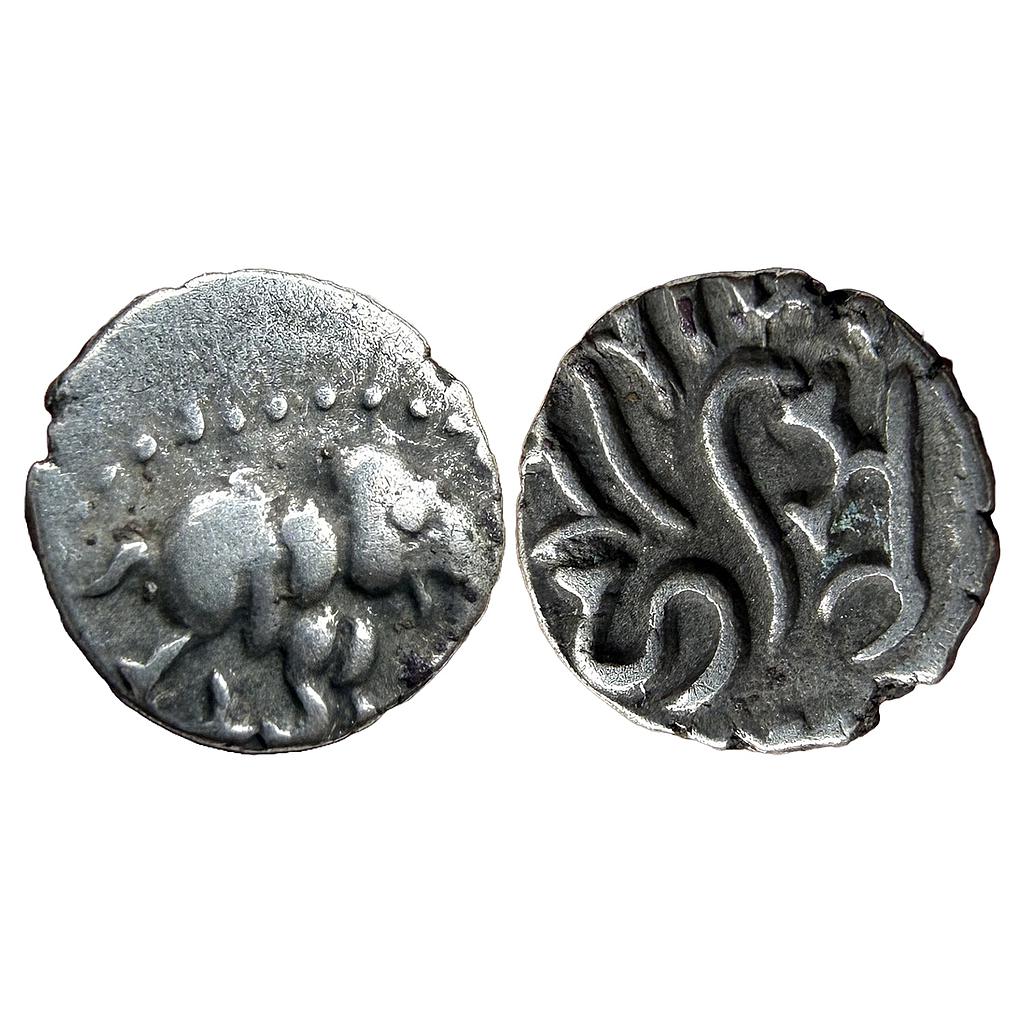 Hindu Medieval Chalukyas of Gujarat Ranahasti Silver Dramma