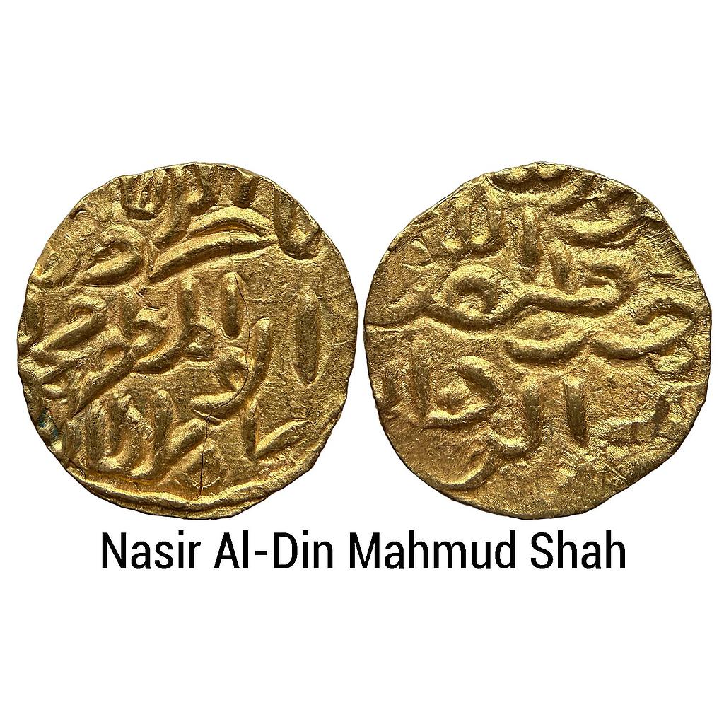 Bengal Sultan Nasir Al-Din Mahmud Shah No Mint Gold Tanka