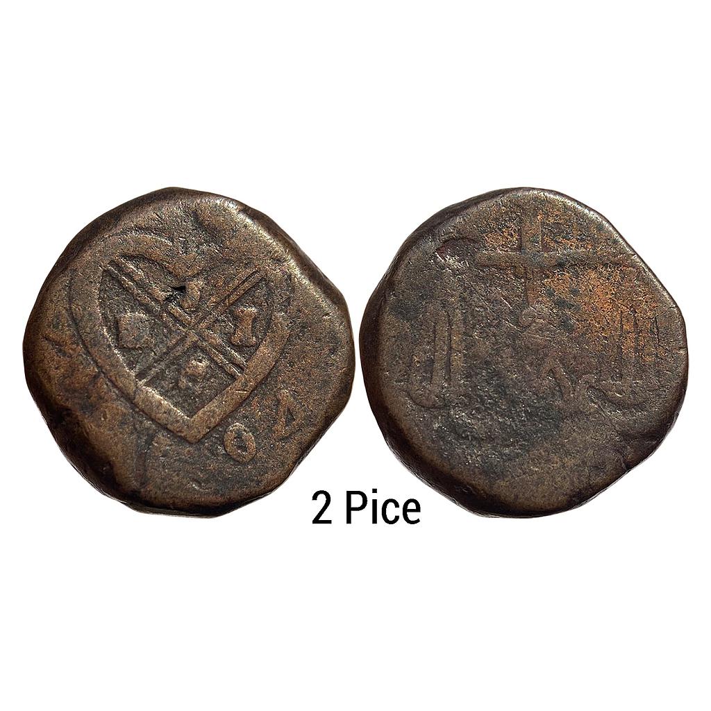 EIC Bombay Presidency 1804 AD Copper 2 Pice