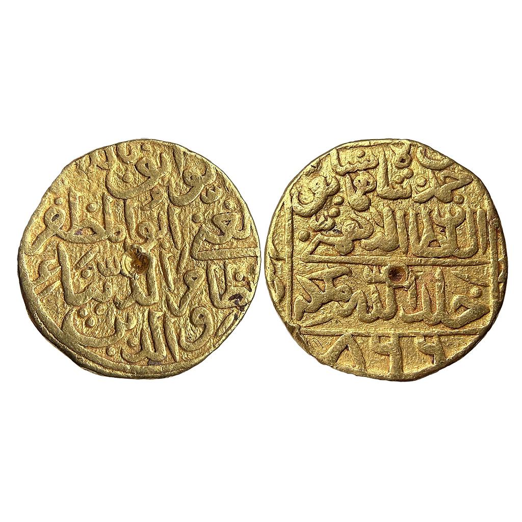 Bahamani Sultan Nizam Al-Din Ahmad Shah III Hadrat Muhammadabad Mint Gold Tanka