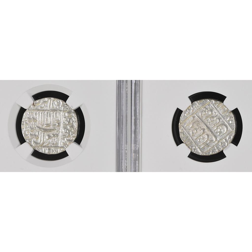 Mughal Shah Jahan Khambayat Mint Silver Rupee