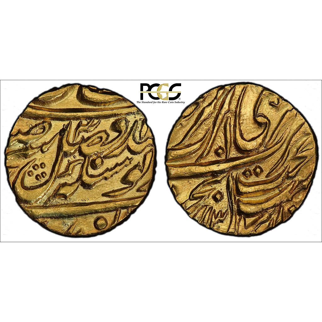 IK Sikh Empire Sikhs Misls Gulab Singh Bhangi VS 1843 Amritsar Mint Gold Mohur