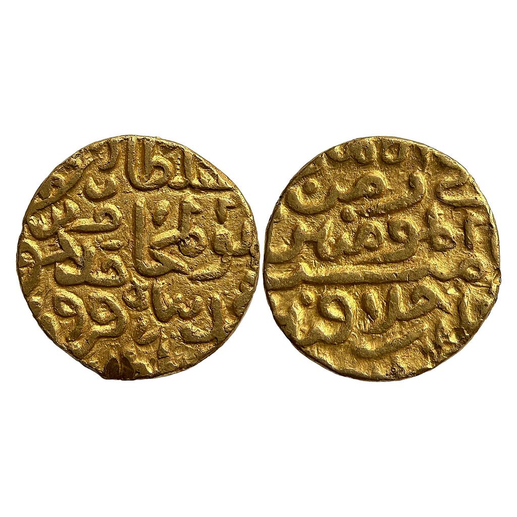 Delhi Sultan Mahmud Shah bin Muhammad NM Gold Tanka
