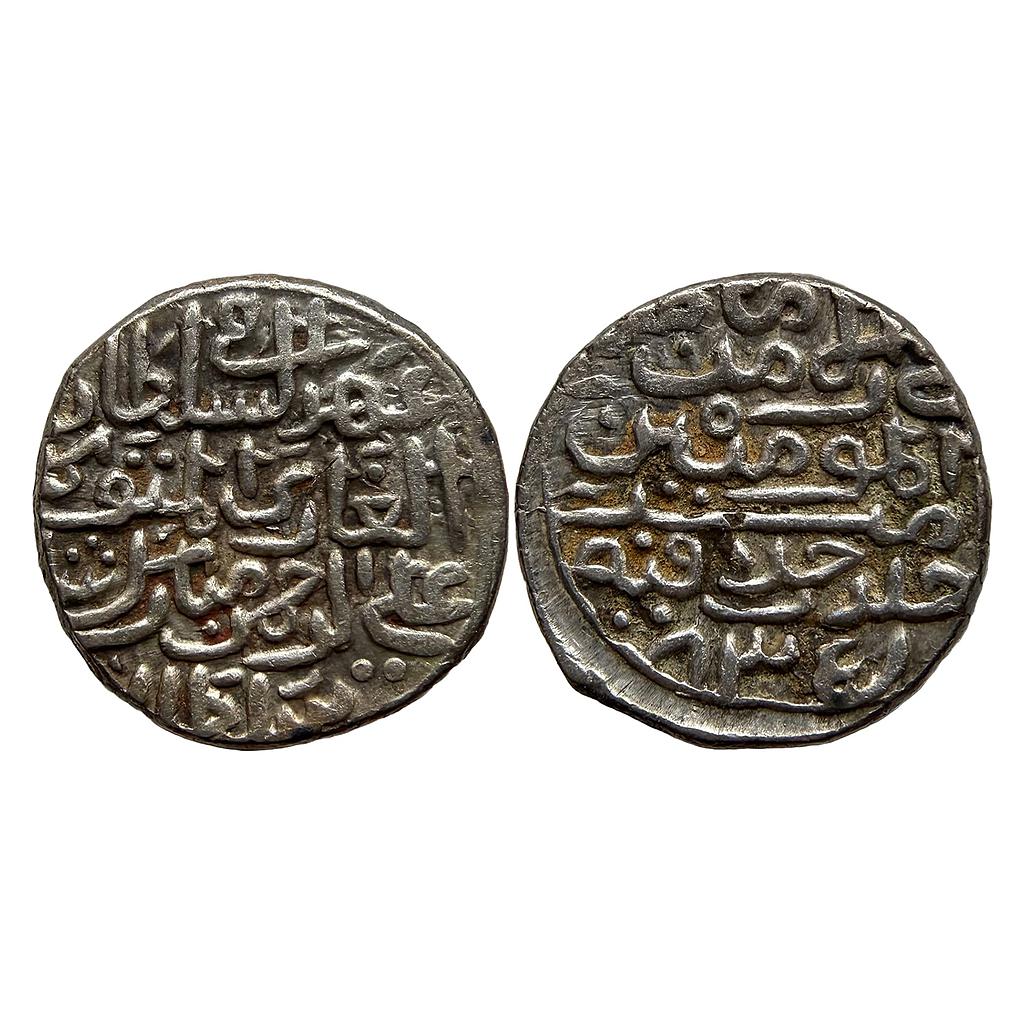 Delhi Sultan Mubarak Shah Struck in his Own Name No Mint Silver Tanka