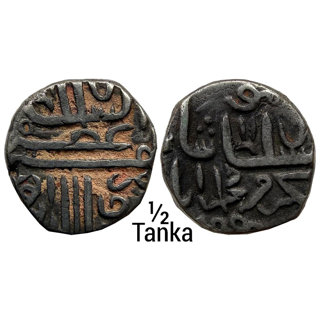 Gujarat Sultan Nasir al-Din Mahmud I Muhammadabad Mint Silver 1/2 Tanka