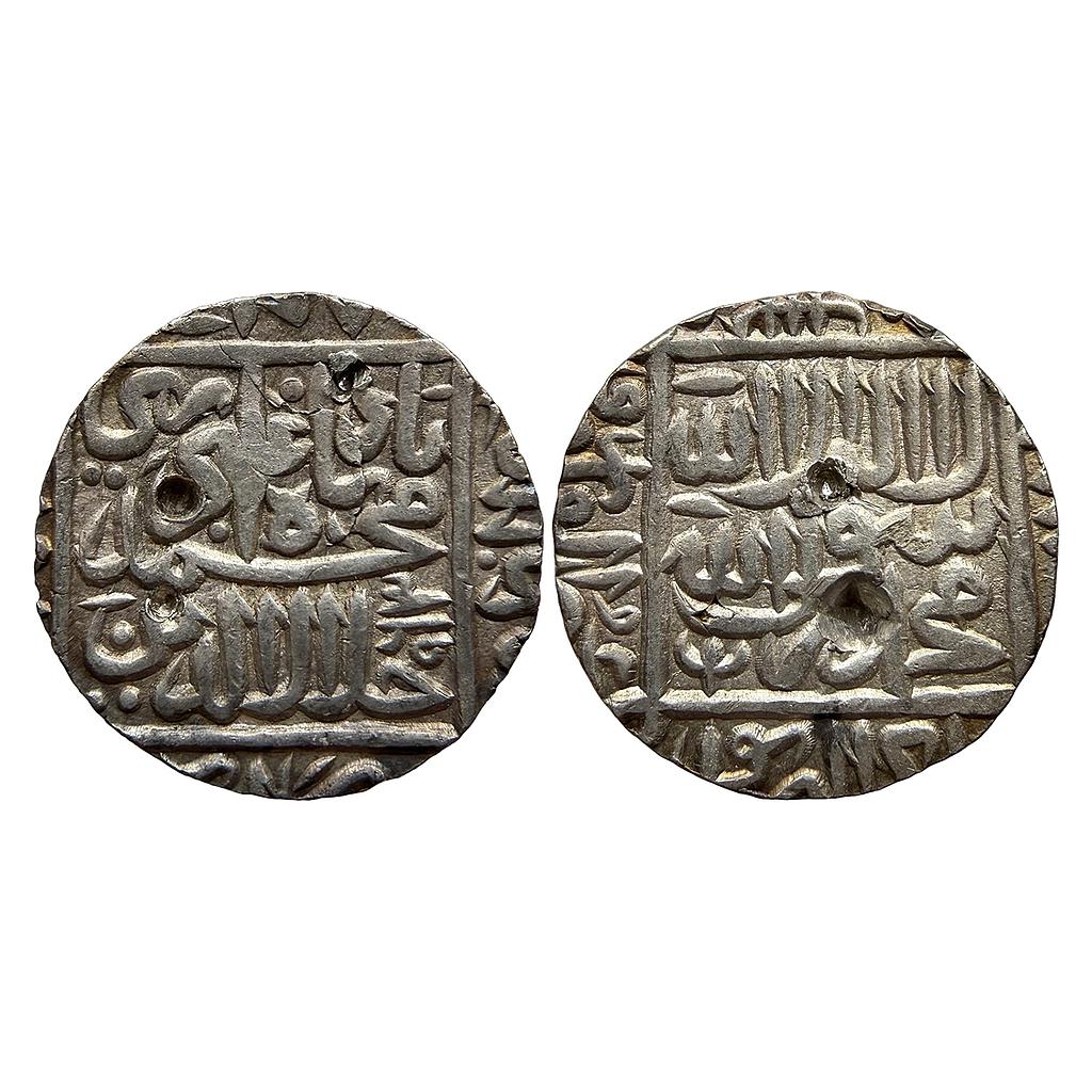 Mughal Akbar Agra Mint  Silver Rupee