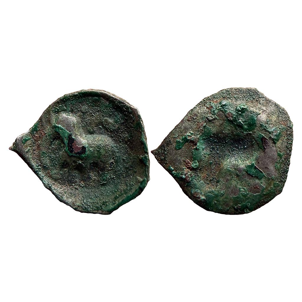 Ancient Andhra Region Silver Repousse PMC of An