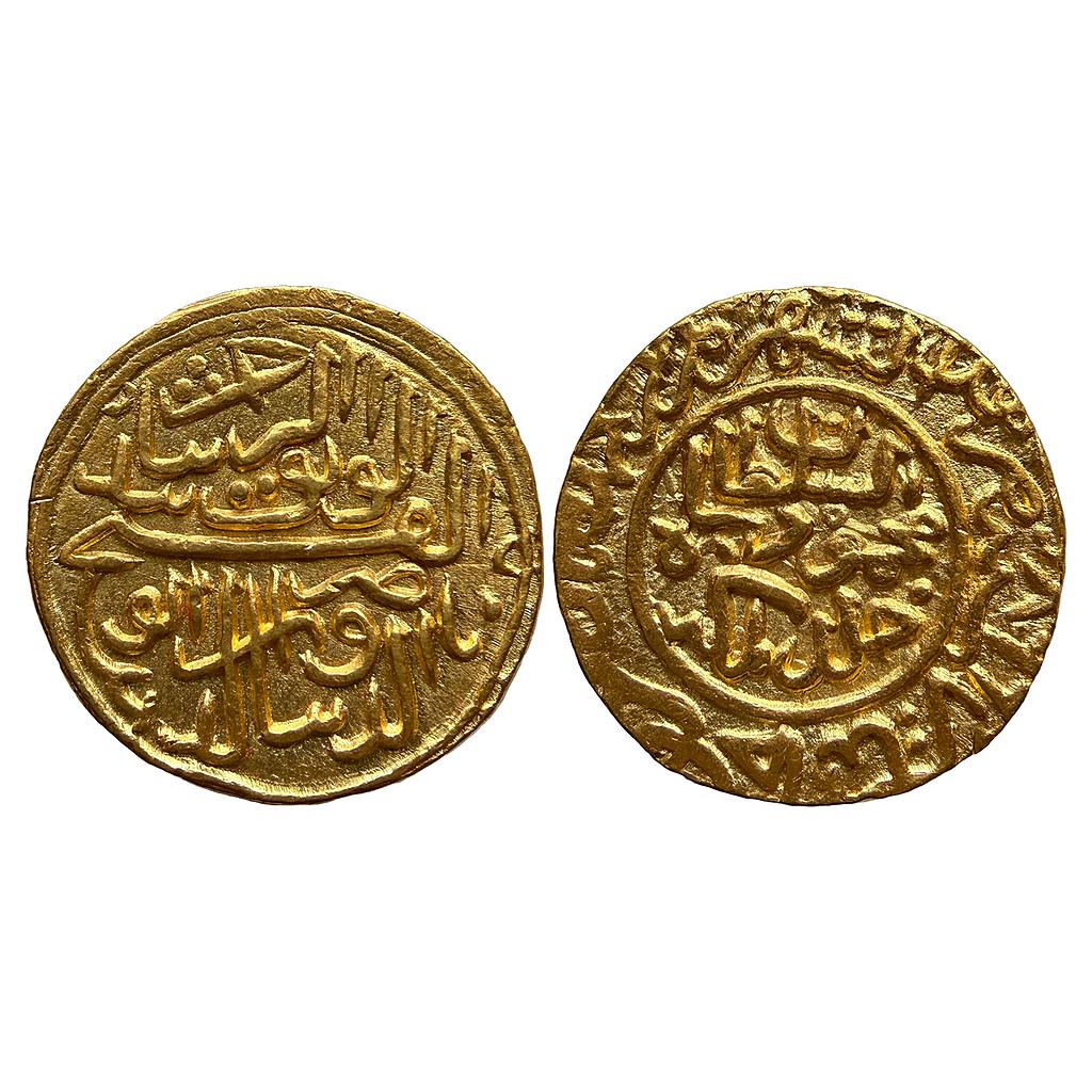 Gujarat Sultan Nasir al-din Mahmud Shah I Muhammadabad urf Champanir Mint Gold Tanka