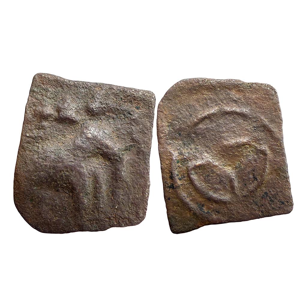 Ancient Sangam Cheras Elephant type Square Copper Unit