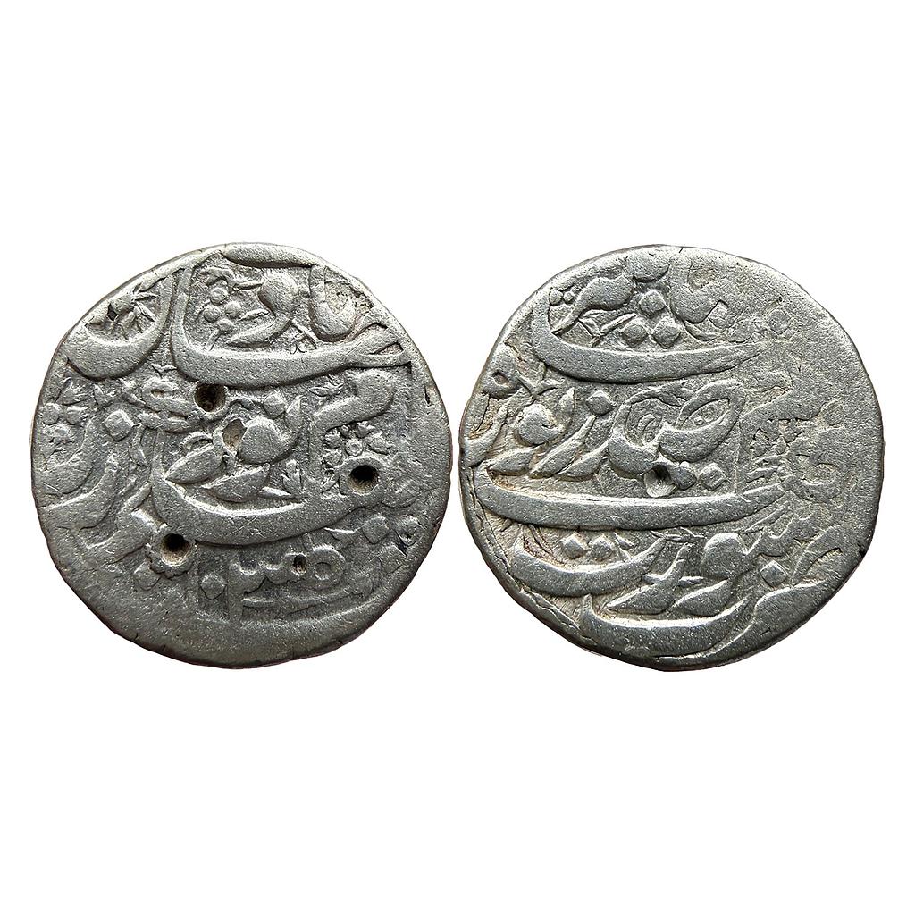 Mughal Nur Jahan Surat Mint Silver Rupee
