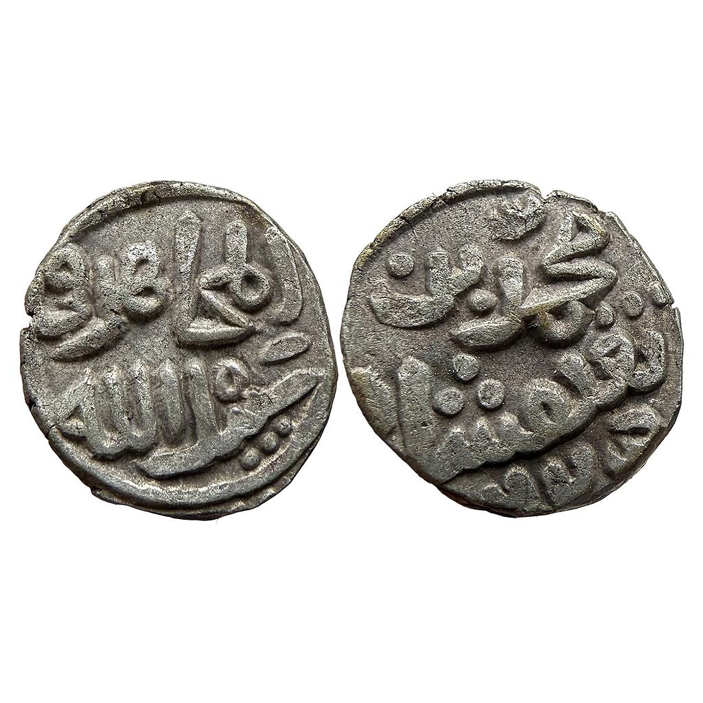 Delhi Sultan Muhammad bin Tughluq Billon Six Gani
