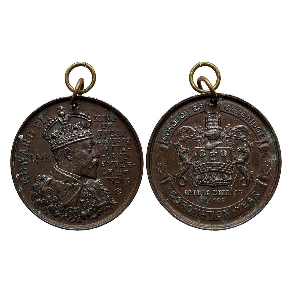 Edward VII Commemorative issue Coronation Year of Edward VII 1902 Copper Medal