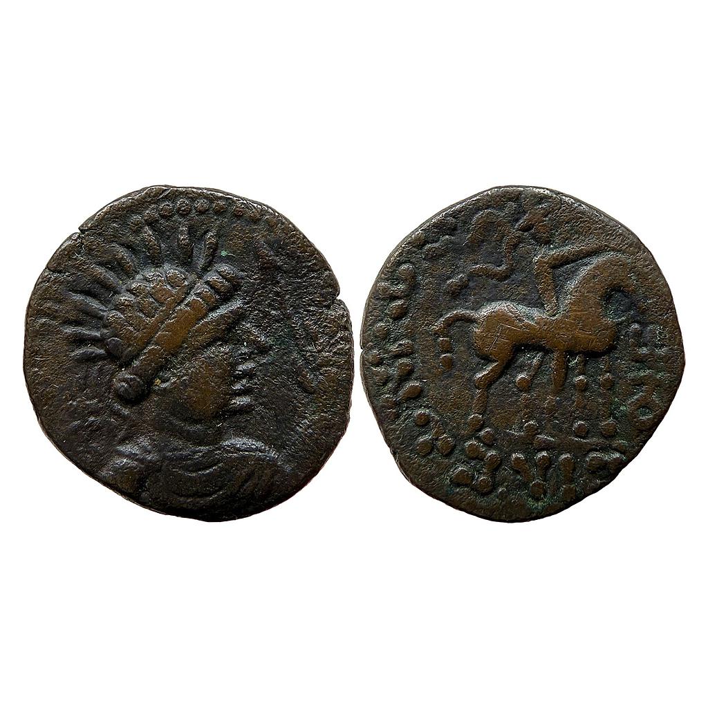 Ancient Kushanas Vima Takto Soter Megas Bronze Unit