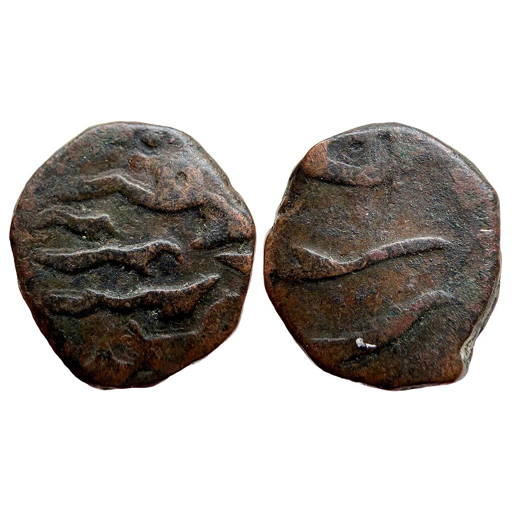 IPS Salumbar Feudatory of Mewar State Rawat Padam Singh Copper Padam Shahi Paisa