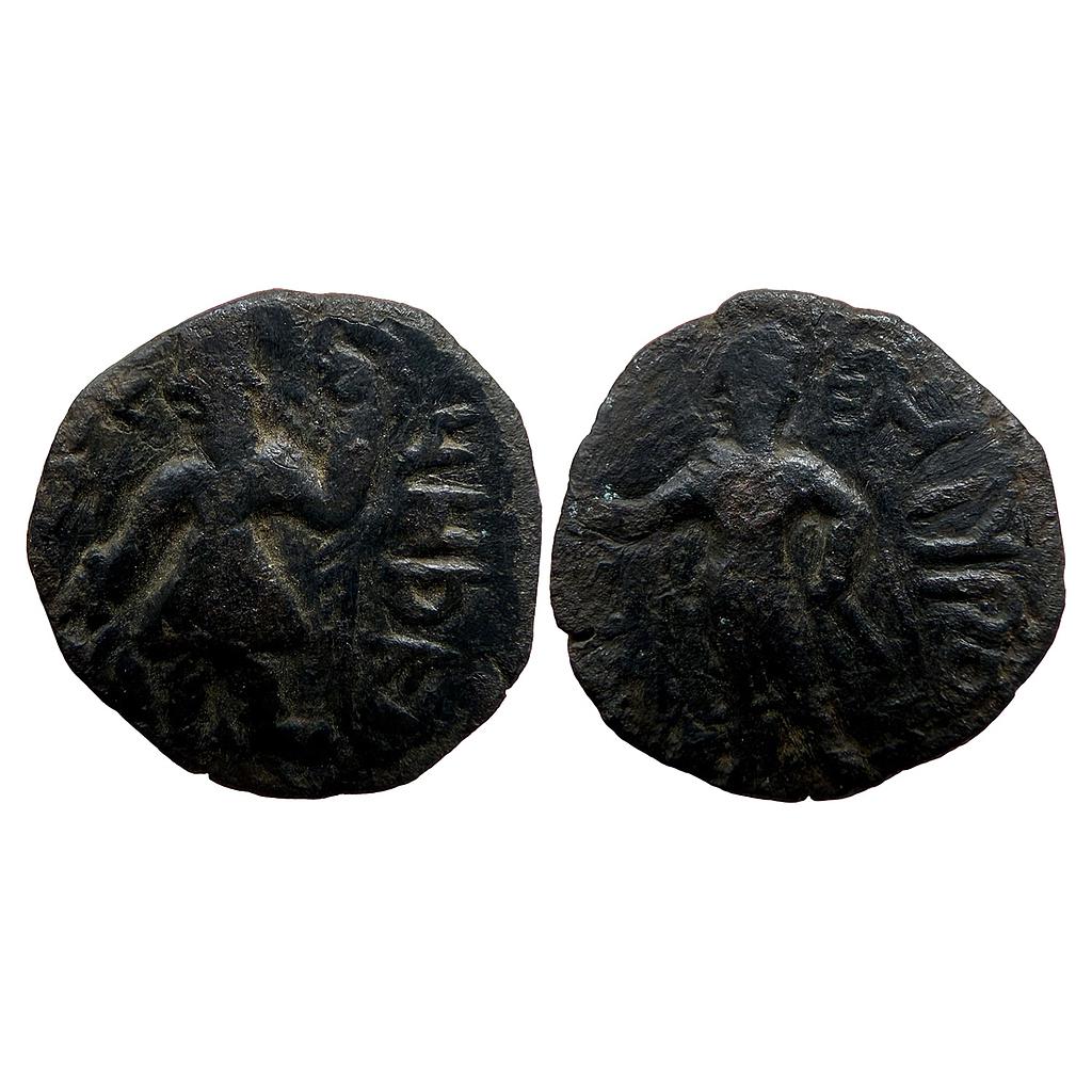Ancient Kushanas Kanishka I Copper Drachm