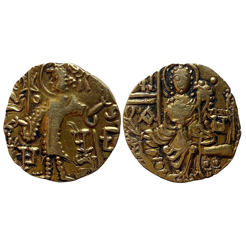 Later Kushan Dynasty Gadahara-Kidara Gold Dinar