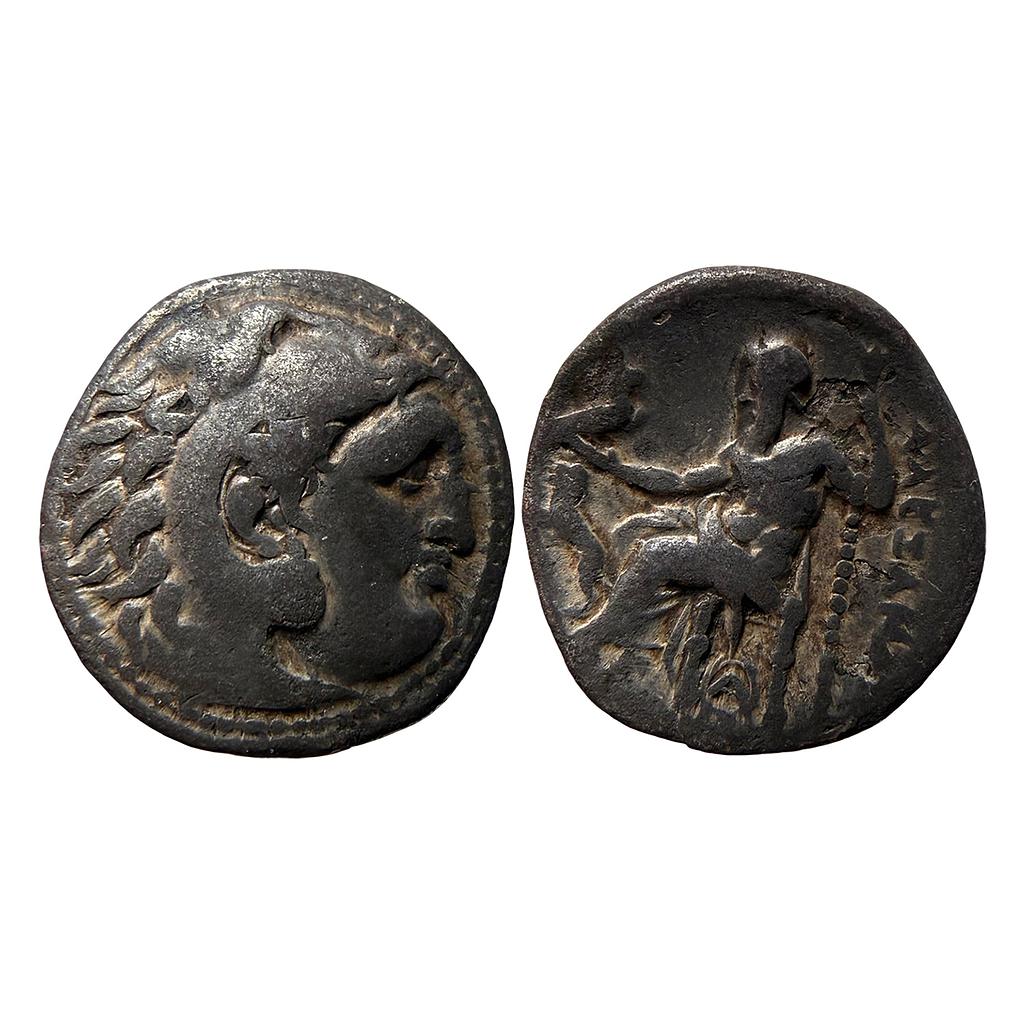 Ancient World Kingdom of Macedon Alexander the Great Posthumous Issue Silver Drachm