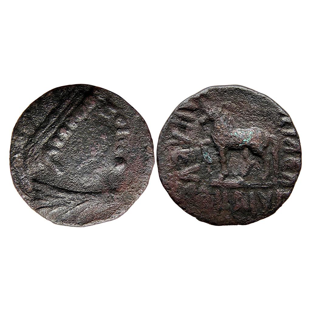 Ancient Kushanas Early Issue Copper Tetradrachm