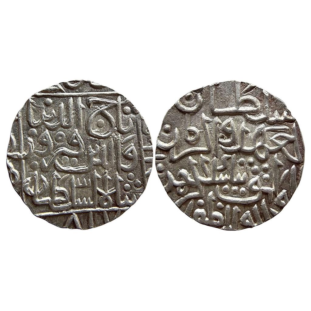 Bahamani Sultanate Taj ud din Firuz Hadrat Ahsanabad Mint Silver Tanka