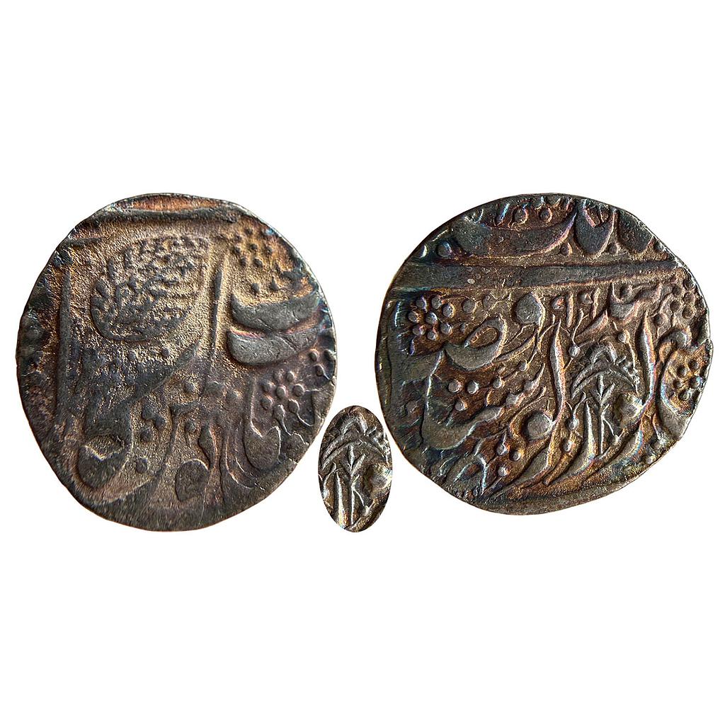 IK Sikh Empire Maharaja Dalip Singh VS 1885 1899 Amritsar Mint Nanakshahi Couplet Silver Rupee