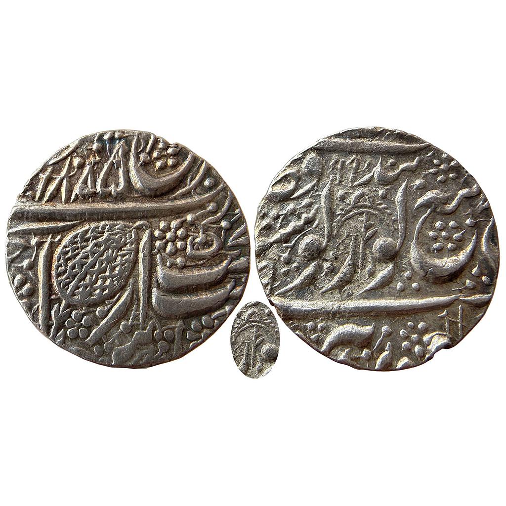 IK Sikh Empire Ranjit Singh 1885 1899 Amritsar Mint Nanakshahi Couplet Silver Rupee