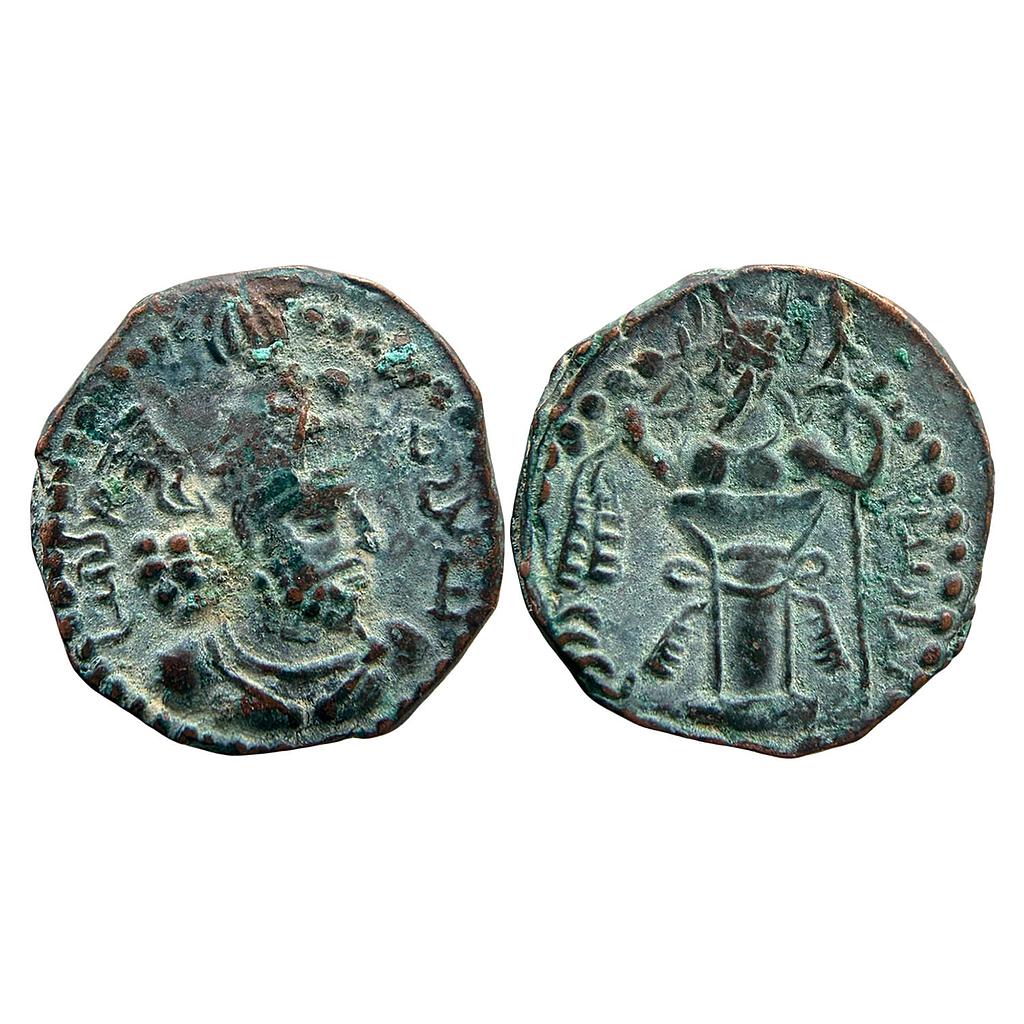 Ancient Kushano-Sasanians Hormizd I Copper Pashiz
