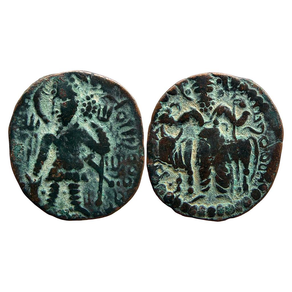 Ancient Kushano-Sassanians Peroz I Possibly Balkh Mint Copper Unit