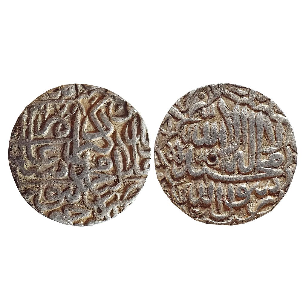 Mughal, Akbar, Dar al-Khilafat Jaunpur Mint, Kalima Type, Silver Rupee