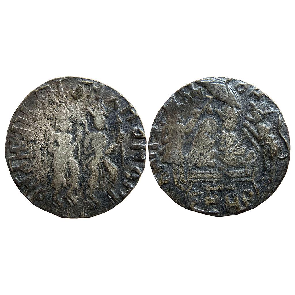 Ram Darbar Tanka Ram &amp; Sita seated Silver (15.58%) Token