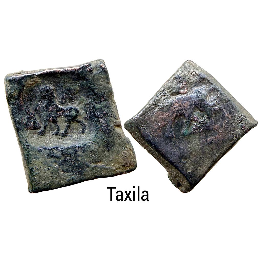 Ancient Taxila Region Lion-Elephant type Copper Unit