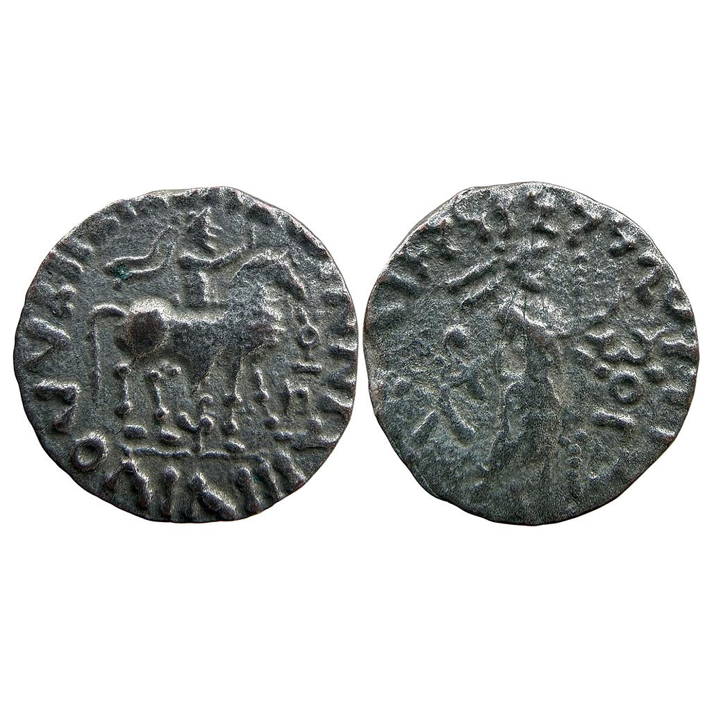 Ancient Indo-Parthians Gondophares I Silver Tetradrachm Indian Standard