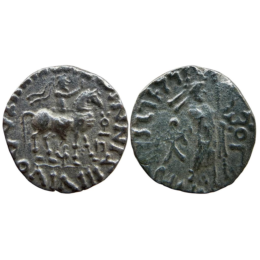 Ancient Indo-Parthians Gondophares I Silver Tetradrachm Indian Standard