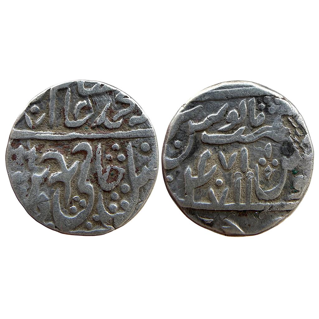 Sikh Feudatory Chieftaincie Jagadhari INO Shah Alam II Jagadhari Mint Pseudo mint name Najibabad Silver Rupee