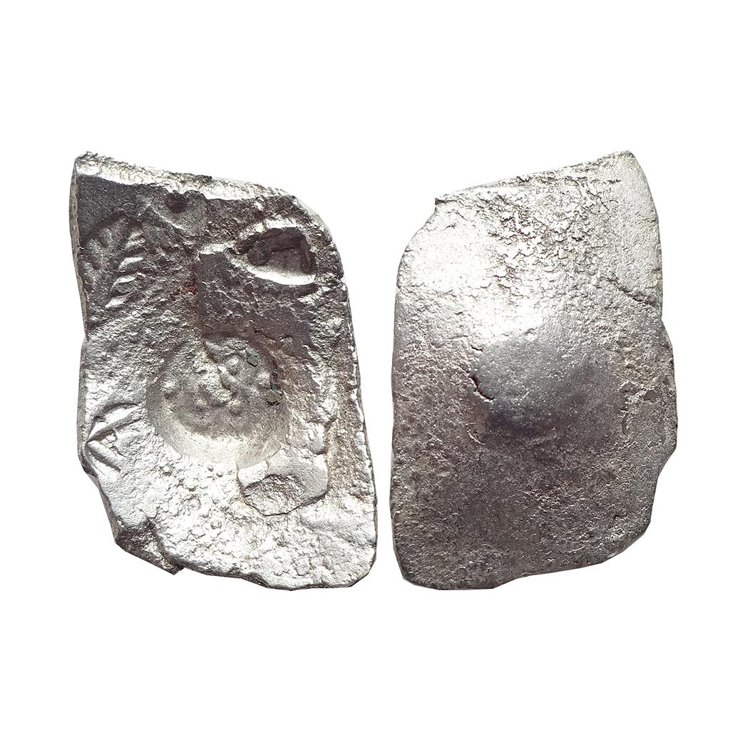 Ancient, Archaic Series, Punch Marked Coinage, attributed to Shakya Janapada, Narhan Hoard type, Silver Double Karshapana