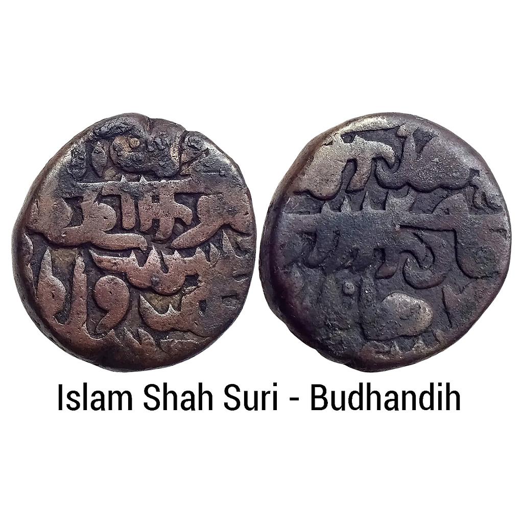 Delhi Sultan Islam Shah Suri Budhandih Mint Copper Paisa