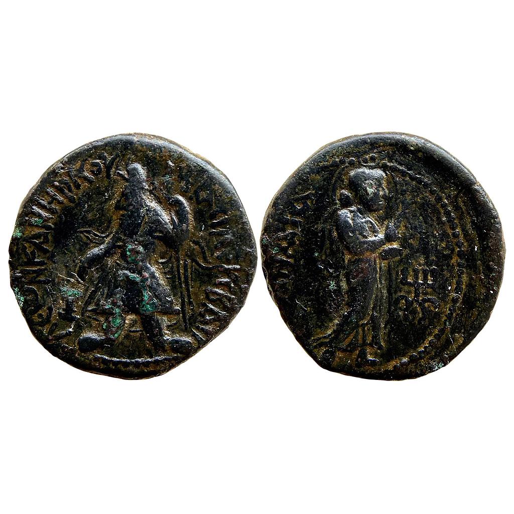 Ancient Kushanas Kanishka I Copper Di-Drachm
