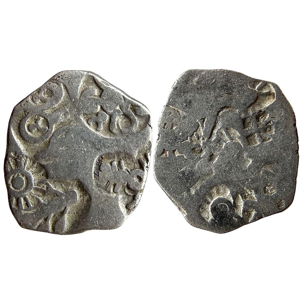 Ancient Punch Marked Coinage Mauryan Magadha Imperial Series III 294 Type Silver Karshapana