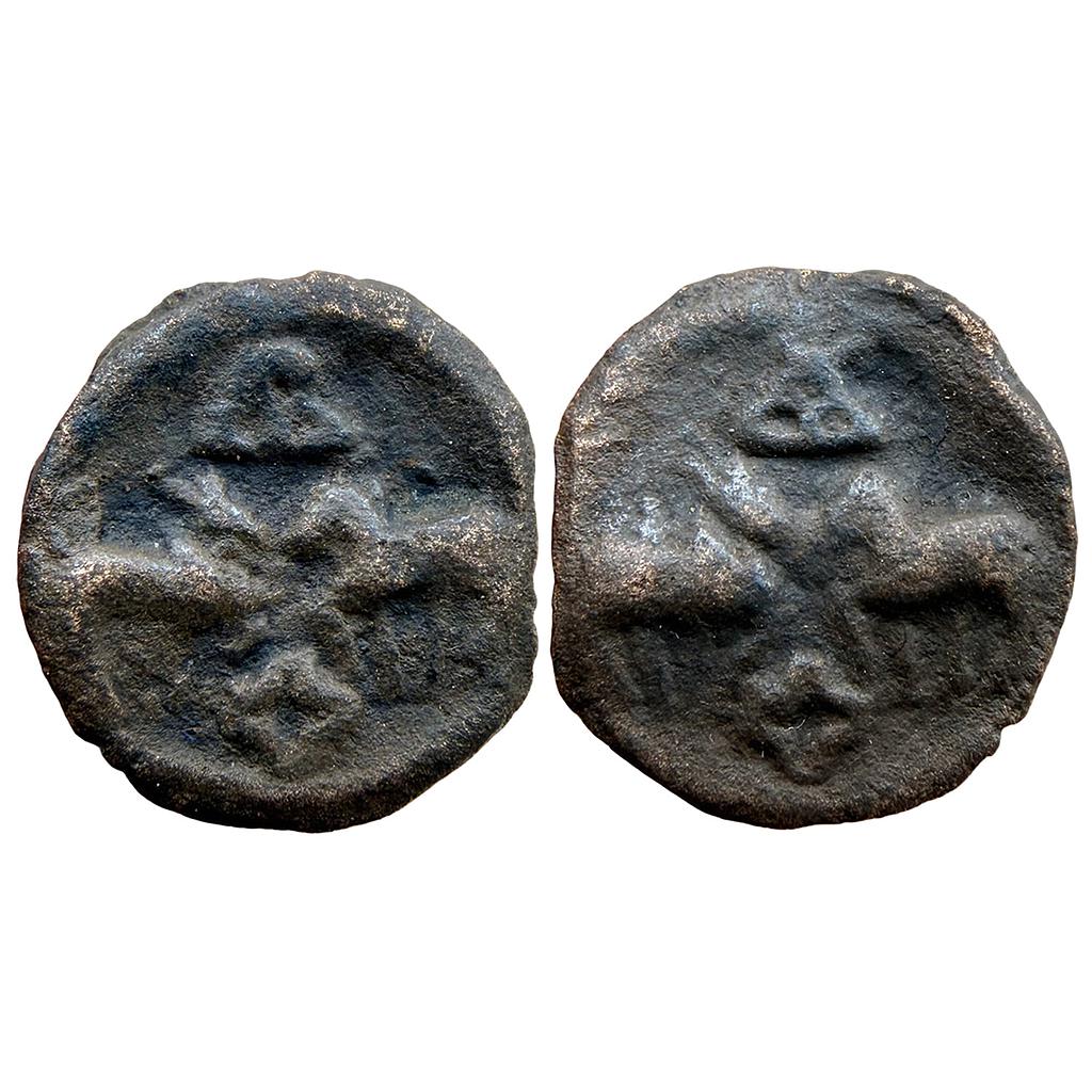 Ancient Post Mauryan Taxila Region Bull and Horse type Copper Unit