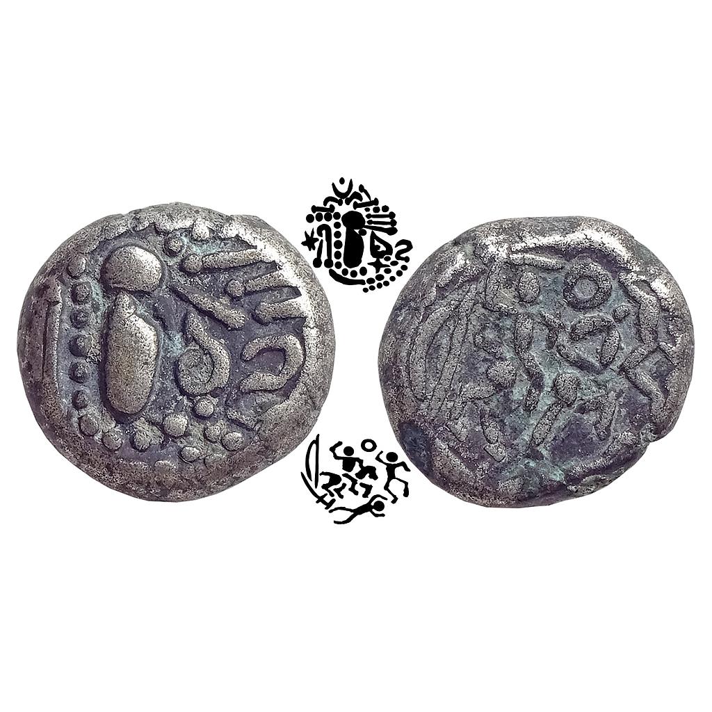 Paramaras of Malwa, Gadhiya, Debased Silver (Billon) Dramma