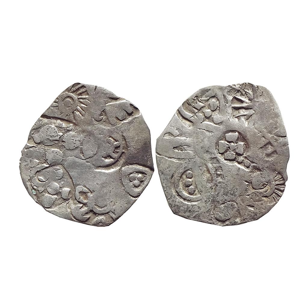 Ancient Punch Marked Coinage Archaic Series attributed to Magadha Janapada Series I Silver Karshapana