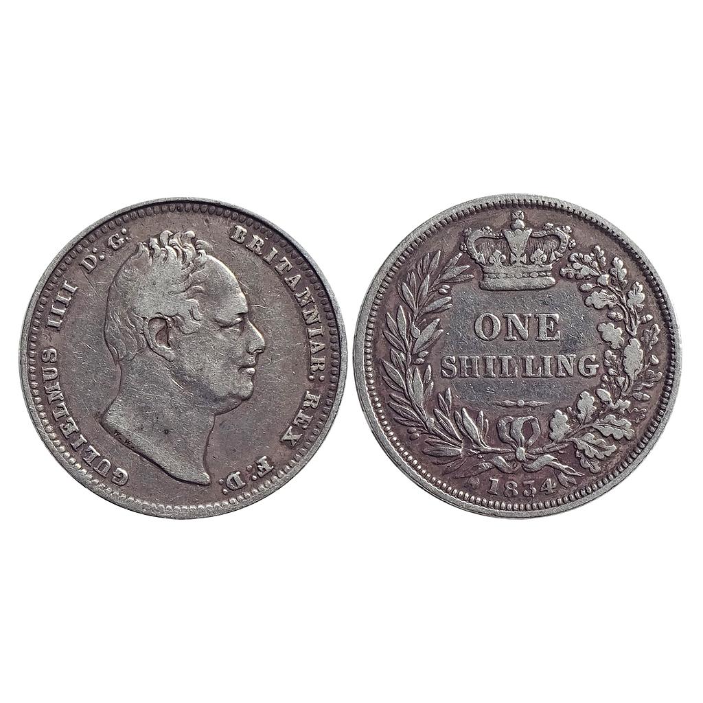 United Kingdom, William IV, Silver (.925) 1 Shilling