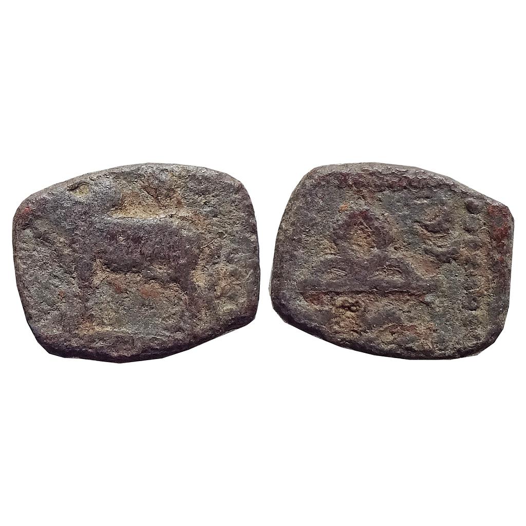 Ancient, Western Kshatrapas, Kardamaka Dynasty, Rudrasena III, Lead Unit