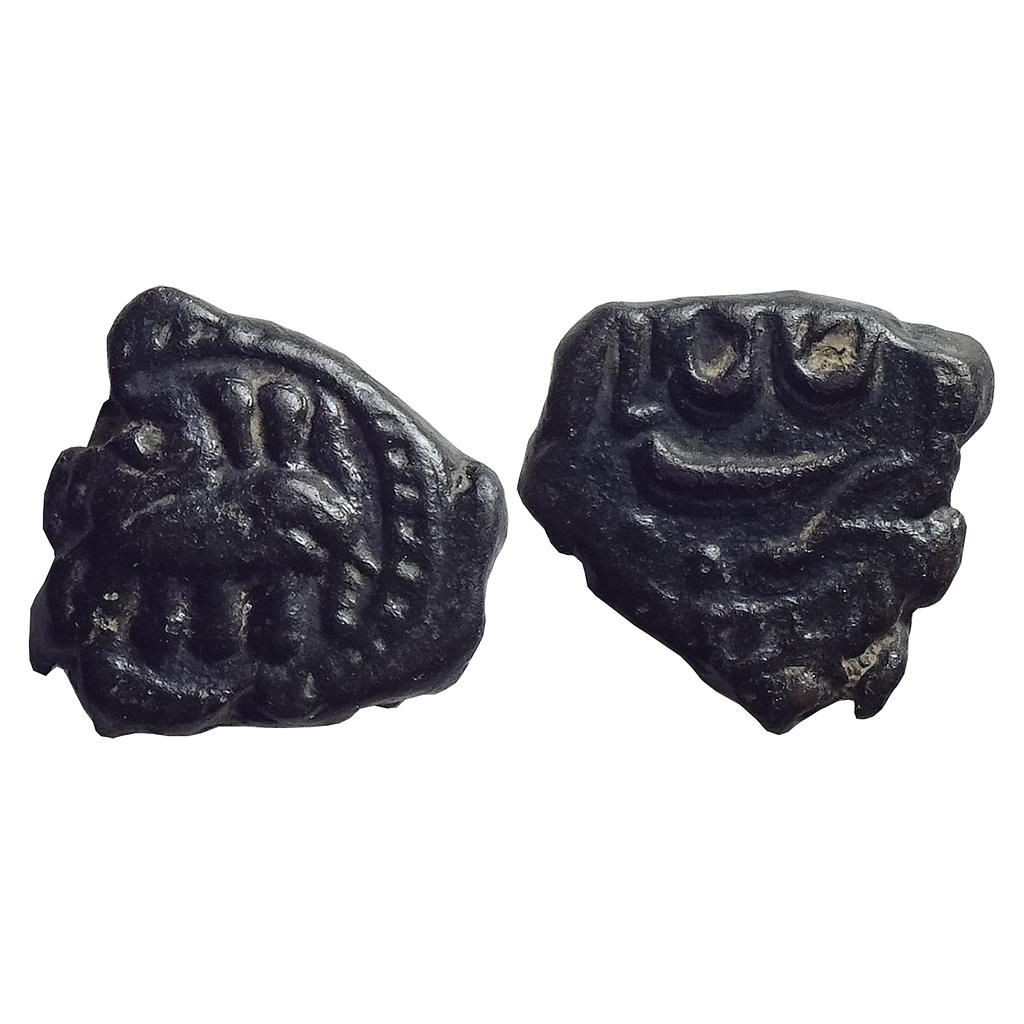 IK, Mysore, Tipu Sultan, Khaliqabad Mint, Copper &quot;1/4 Paisa&quot;