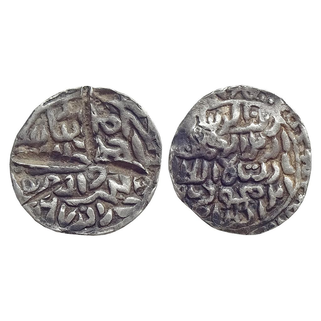 Bengal Sultan Rukn Al-Din Barbak Shah Khazana Mint Silver Tanka