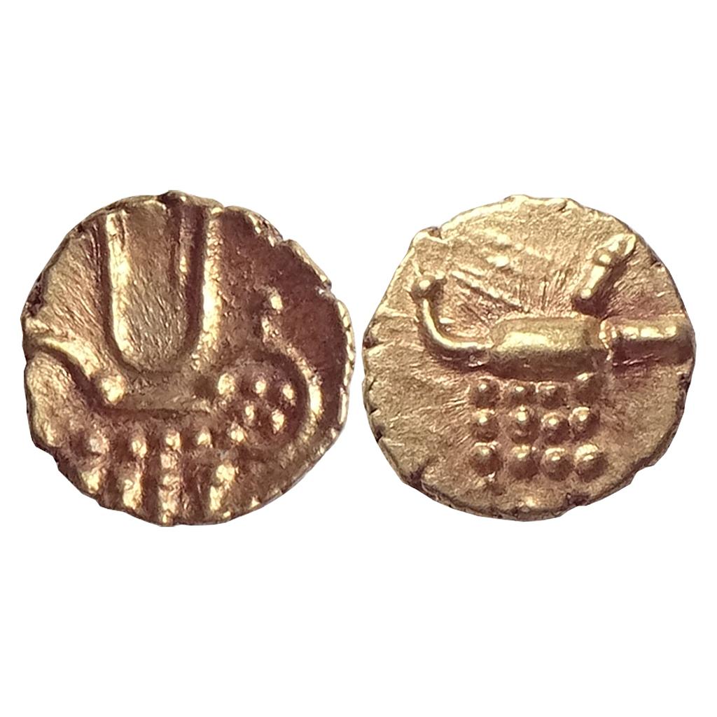 Vira Raya type Anonymous issue Gold Fanam