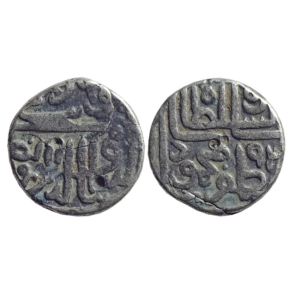 Gujarat Sultan Shams al-Din Muzaffar II Probably an issue of Muhammadabad Silver Tanka