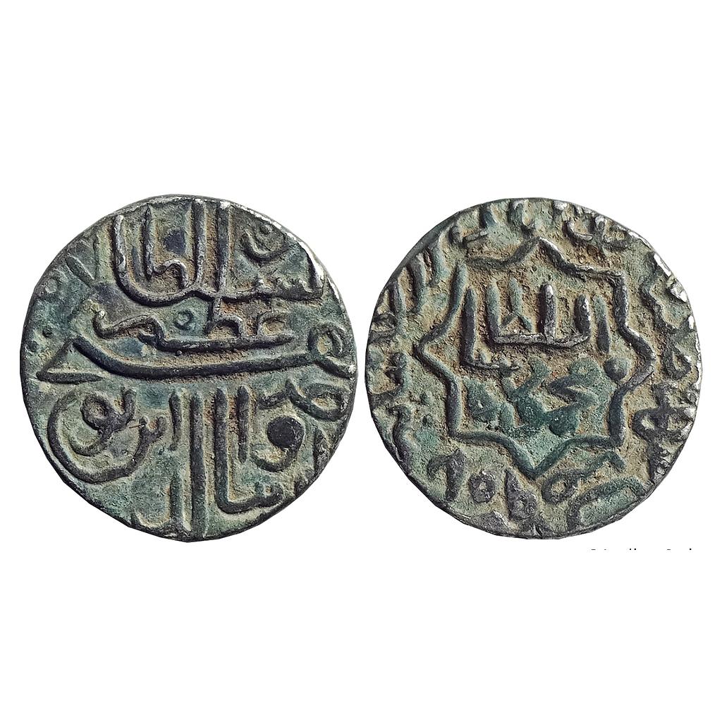 Gujarat Sultan Nasir al-Din Mahmud I Muhammadabad Champanir Mint Silver 1/2 Tanka
