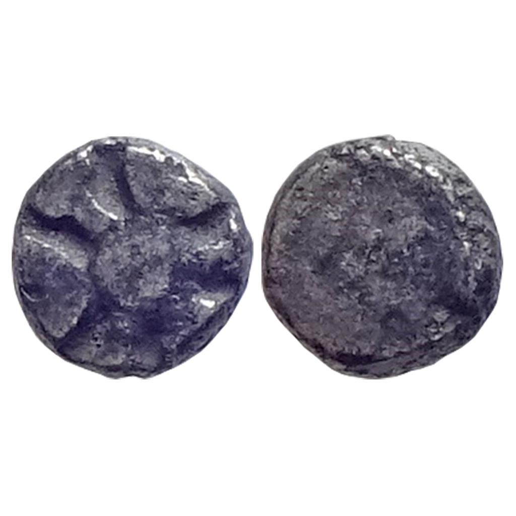 Ancient, Archaic Series, Punch Marked Coinage, Magadha Mauryan Empire, Silver &quot;Mashaka&quot;