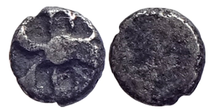 Ancient Archaic Series Punch Marked Coinage Magadha Mauryan Empire Silver Mashaka