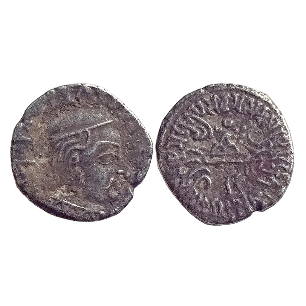 Ancient, Western Kshatrapas, Kardamaka Family, Damsena S/o Rudrasimha I, Silver Drachma